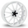 18 Inch Team Dynamics Pro Race 1 3 White Alloy Wheels