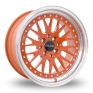 16 Inch Dare DCC Orange Alloy Wheels