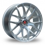 20 Inch Axe CS Lite Silver Polished Alloy Wheels