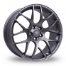 19 Inch Fox Racing MS007 Grey Alloy Wheels