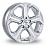 18 Inch Autec Xenos Silver Alloy Wheels