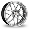 19 Inch Cades Bern Accent Silver Polished Alloy Wheels