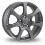 17 Inch Autec Zenit Grey Alloy Wheels