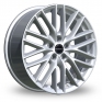 16 Inch Borbet BS5 Silver Alloy Wheels