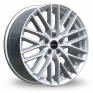 17 Inch Borbet BS5 Silver Alloy Wheels
