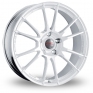 17 Inch OZ Racing Ultraleggera White Alloy Wheels