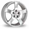 17 Inch Fondmetal 7200 Silver Alloy Wheels