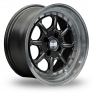 15 Inch 3SDM 0 03 Black Polished Alloy Wheels