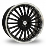 22 Inch ZCW Charge Black Polished Alloy Wheels