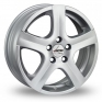 13 Inch Autec Nordic Silver Alloy Wheels