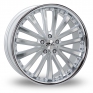 20 Inch Zito Orlando Silver Polished Alloy Wheels