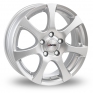 14 Inch Autec Zenit Silver Alloy Wheels