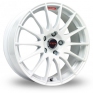 16 Inch Fox Racing FX004 White Alloy Wheels