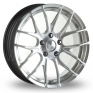 20 Inch Breyton Race GTS 5x120  Hyper Silver Alloy Wheels