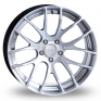20 Inch Breyton Race GTSR M Hyper Silver Polished Alloy Wheels