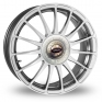 17 Inch Team Dynamics Monza R Hi Power Silver Alloy Wheels
