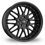 8.5x19 (Front) & 9.5x19 (Rear) Dotz Mugello Black Alloy Wheels