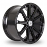 18 Inch BK Racing 509 Black Alloy Wheels