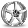 15 Inch MSW (by OZ) 14 Silver Alloy Wheels