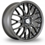 16 Inch BK Racing 299 Anthracite Alloy Wheels