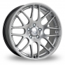19 Inch Riva DTM Hyper Silver Alloy Wheels