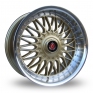18 Inch Axe EX10 Gold Polished Alloy Wheels