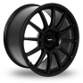 8.5x18 (Front) & 10x18 (Rear) Team Dynamics Pro Race 1 3 5x130  Black Alloy Wheels