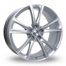 18 Inch Xtreme X95 Silver Alloy Wheels