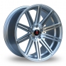18 Inch Axe EX15 Silver Polished Alloy Wheels