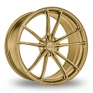 19 Inch OZ Racing Forged Zeus Gold Alloy Wheels