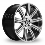23 Inch Revere WC4 Polished Anthracite Polished Alloy Wheels