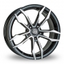 18 Inch Carre VT5 Black Polished Alloy Wheels