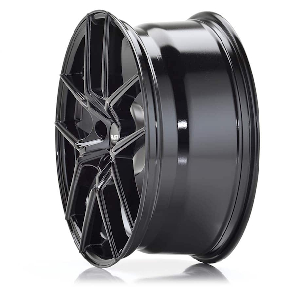 18" Platin P 122 Gloss Black Alloy Wheels
