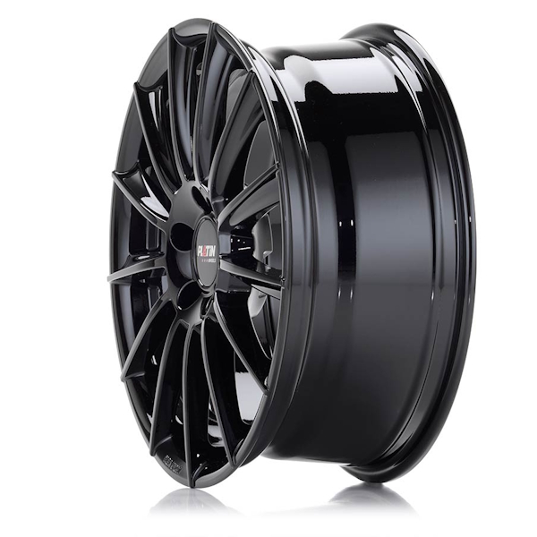 17" Platin P 74 Gloss Black Alloy Wheels