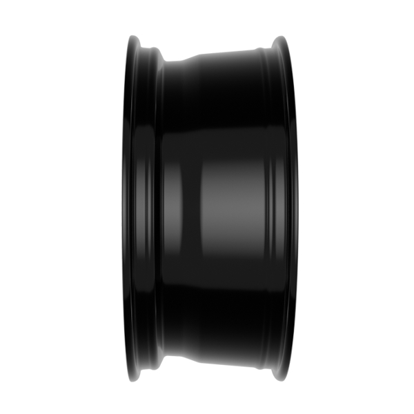 17 Inch Fox Racing FX5 Gloss Black Polished Alloy Wheels