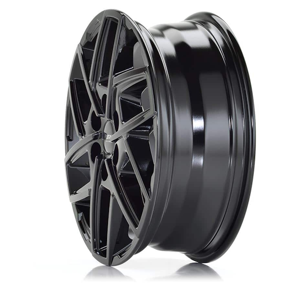 17" Platin P 121 Gloss Black Alloy Wheels