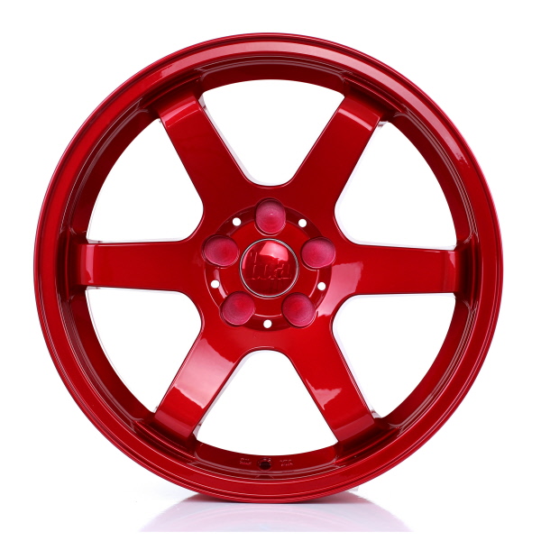 19" Bola B1 Candy Red Alloy Wheels