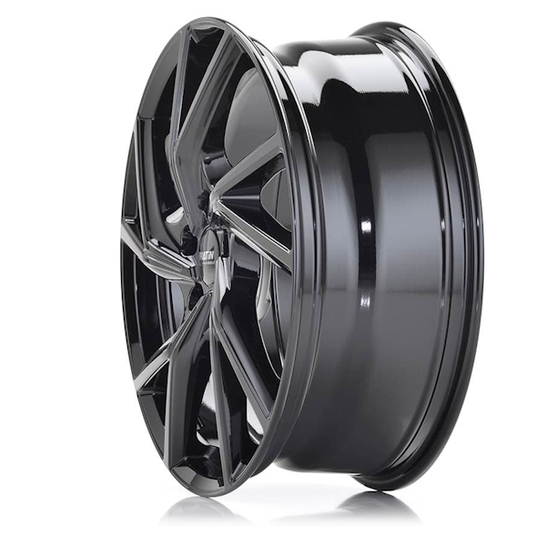 19" Platin P 107 Gloss Black Alloy Wheels