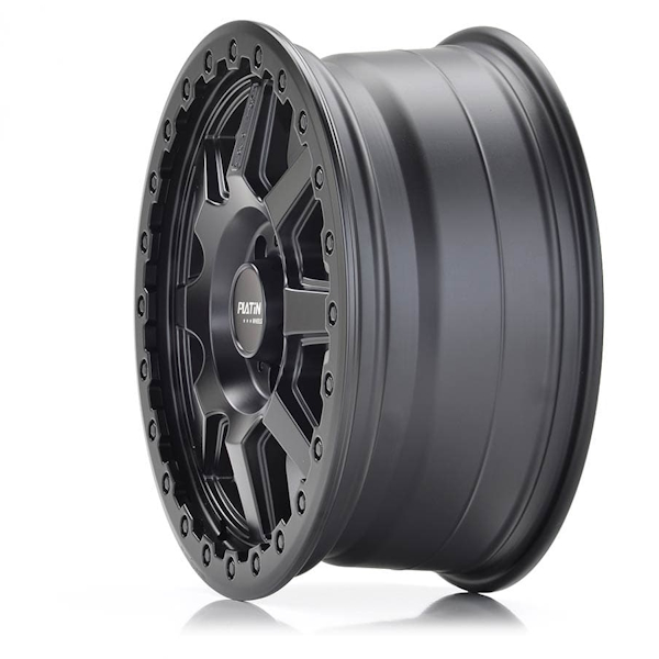 18" Platin P 111 Matt Black Alloy Wheels