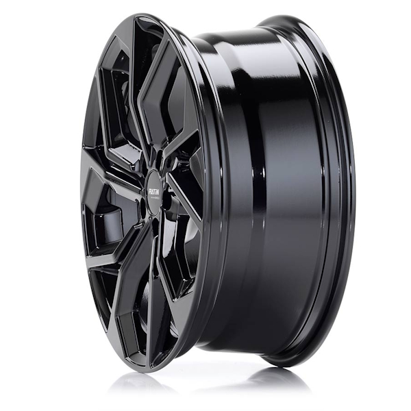 16" Platin P 97 Gloss Black Alloy Wheels