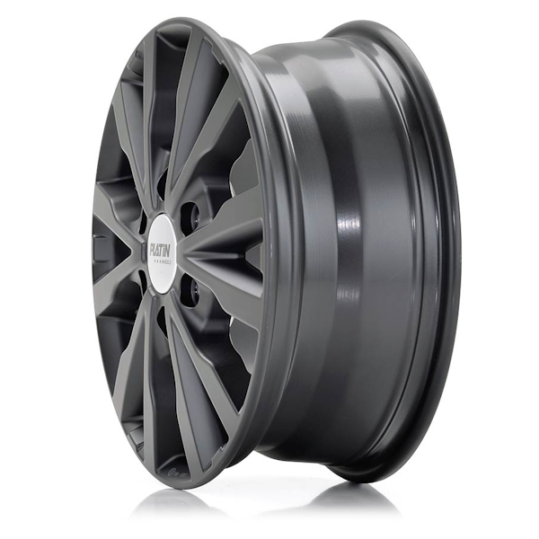 17" Platin P 86 Matt Black Alloy Wheels