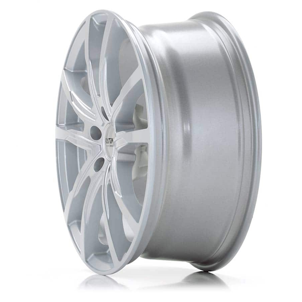 18" Platin P 124 Gloss Silver Alloy Wheels