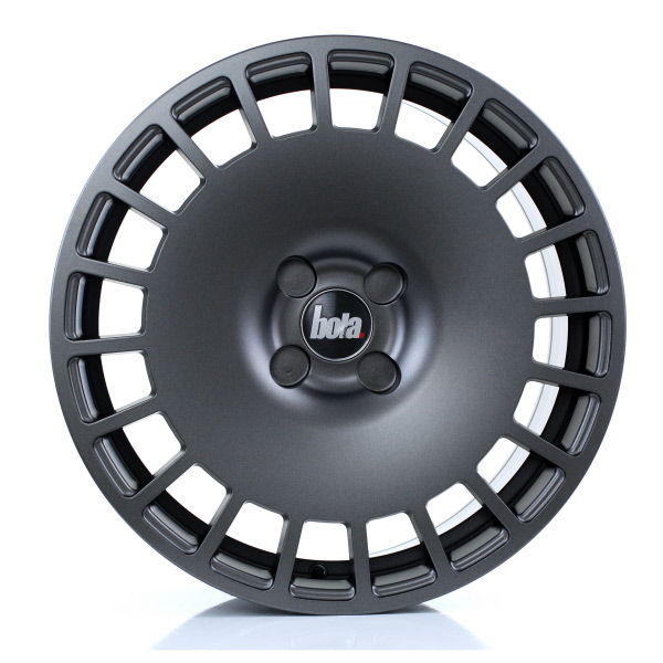 19" Bola B12 Matt Gunmetal Alloy Wheels