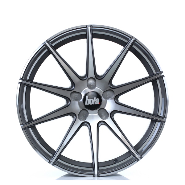 19" Bola CSR Titanium Brushed Alloy Wheels