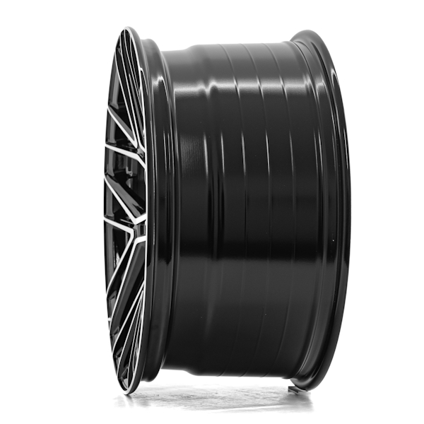 19" Axe EX52 Gloss Black Polished Alloy Wheels