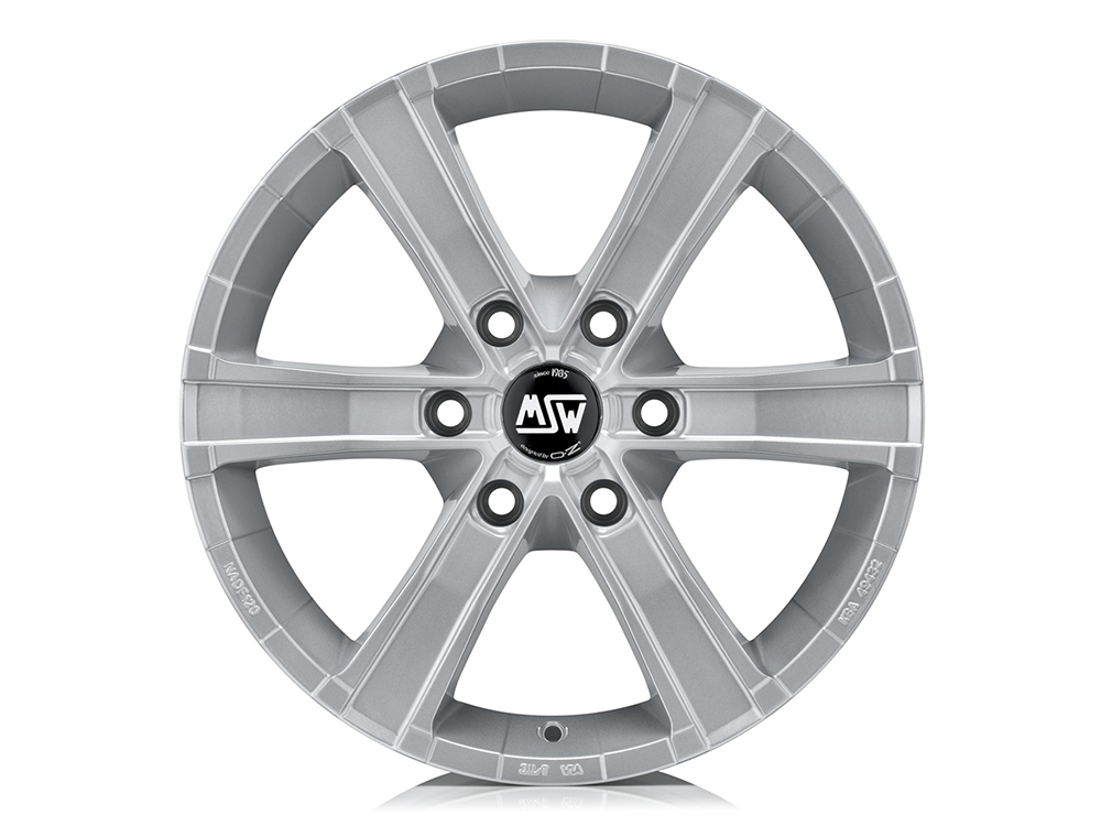 17 Inch MSW (by OZ) Sahara 6 Silver Alloy Wheels