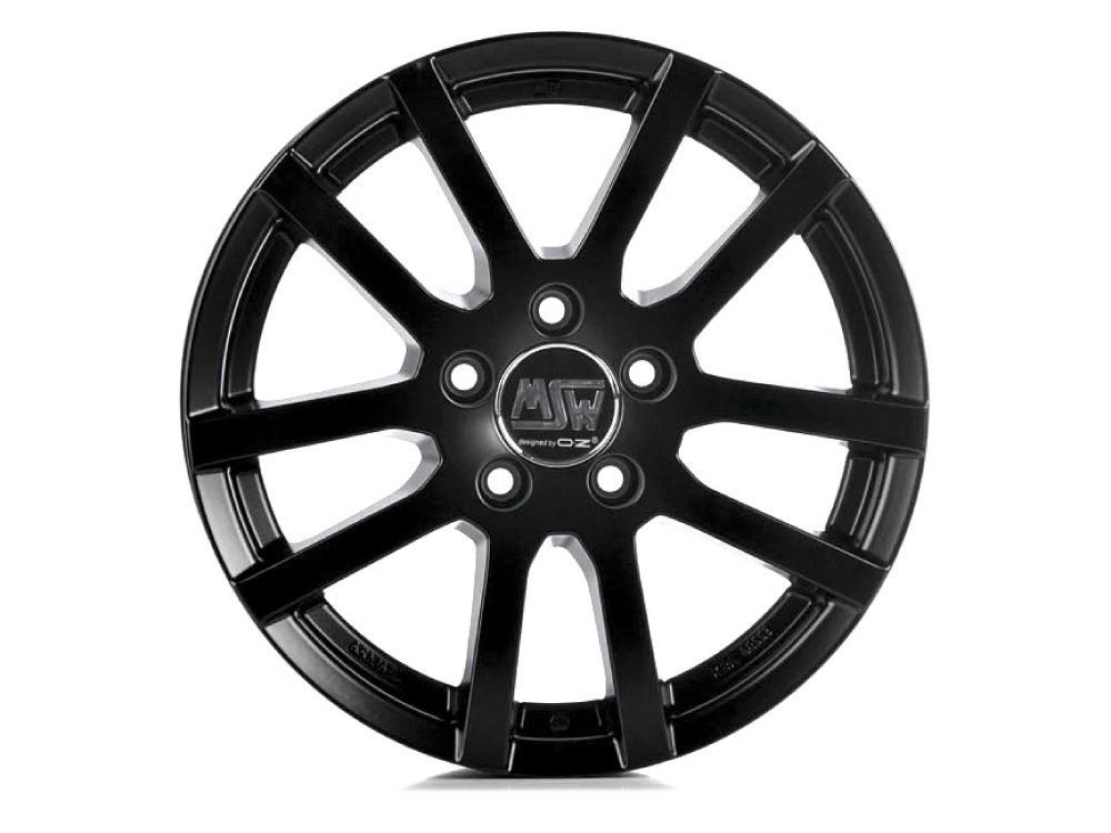 14" MSW (by OZ) 22 Matt Black Alloy Wheels