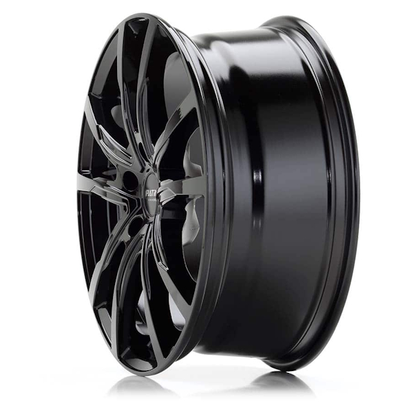 18" Platin P 124 Gloss Black Alloy Wheels