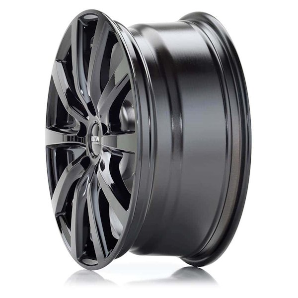 16" Platin P 69 Gloss Black Alloy Wheels