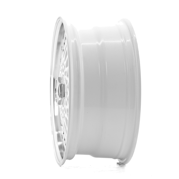 17" Lenso BSX Gloss White Polished Alloy Wheels